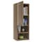 Tuhome Mila Bathroom Cabinet, Two Interior Shelves, Two External Shelves, Single Door Cabinet, Pine MLC4768 - alternate 3